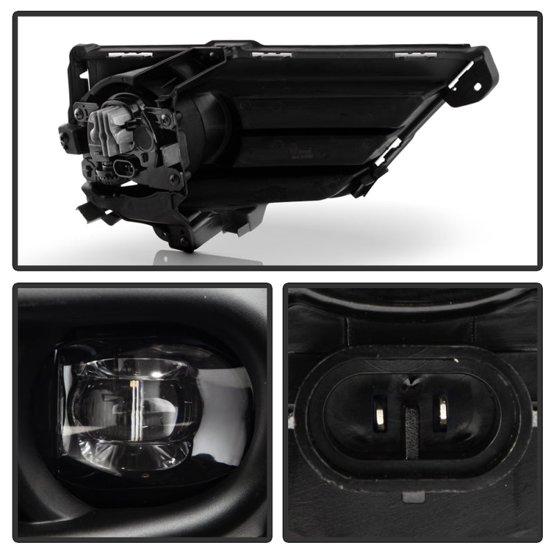 Spyder 20-22 Honda CRV (Excl Hybrid) OEM Full LED Fog Lights w/Switch - Clear (FL-HCRV20-LED-C)