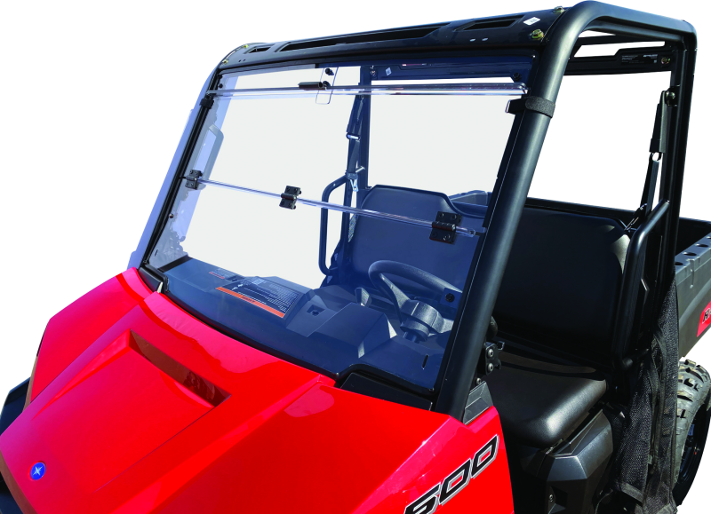 QuadBoss 17-21 Polaris Ranger 500 Windbreak Folding Windshield