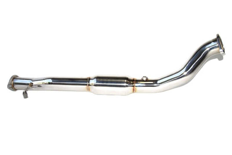 Invidia 08-15 Mitsubishi Evolution X High Flow Cat Downpipe & Test Pipe (One Piece)