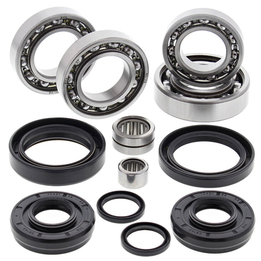 All Balls Racing 09-14 Honda TRX420 FA IRS Differential Bearing & Seal Kit Front