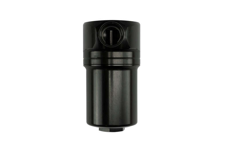 Turbosmart 10um 8AN Fuel Filter Canister - Black