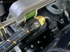 GReddy AN06 REUSABLE HOSE NYLON BRAIDED BLACK/GOLD/BLUE (PRICE PER FOOT)