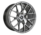 Enkei Raijin 19x8 42mm Inset 5x120 Bolt Pattern 72.6 Hub Bore Hyper Silver Wheel