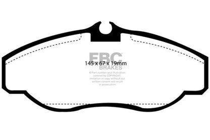 EBC 99-03 Land Rover Discovery (Series 2) 4.0 Ultimax2 Front Brake Pads