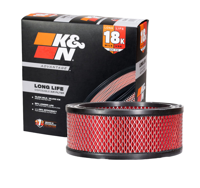 K&N Advantage Air Filter 18K Miles Ford Trucks 1963-1986