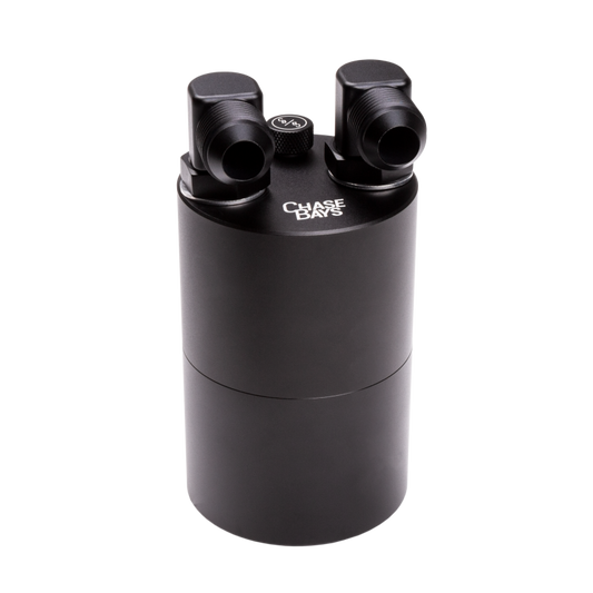 Chase Bays -10AN 90 Deg Elbow Inlet and Outlet Oil Catch Can