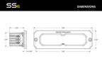 Diode Dynamics SS6 Sport Yellow Flood Flush ABL (pair) 3000K