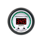 Autometer 52.4mm White Switchable 60-340 Degrees F / 40-170 Degrees C Phantom Elite Digital Gauge