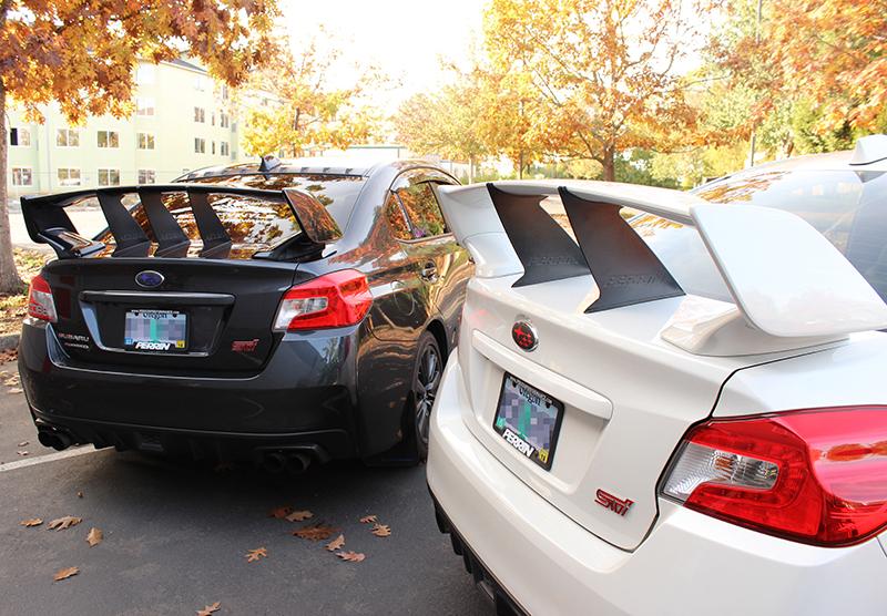 PERRIN 15-21 Subaru STI Wing Stabilizer - Black