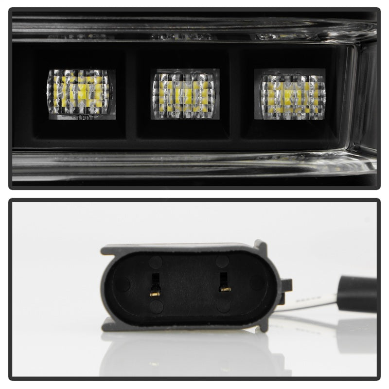 Spyder 04-08 Ford F150 Styleside Version 2 LED Tail Lights - Black (ALT-YD-FF15004V2-RBLED-BK)