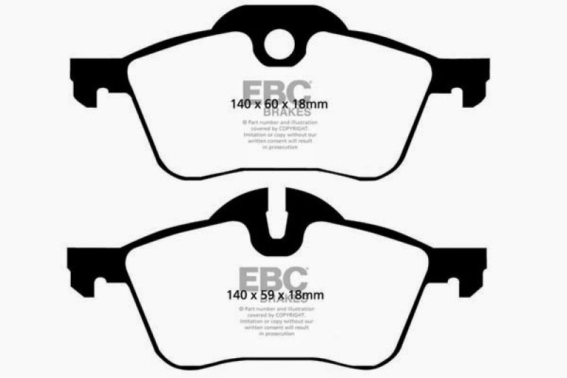 EBC 02-03 Mini Hardtop 1.6 Ultimax2 Front Brake Pads