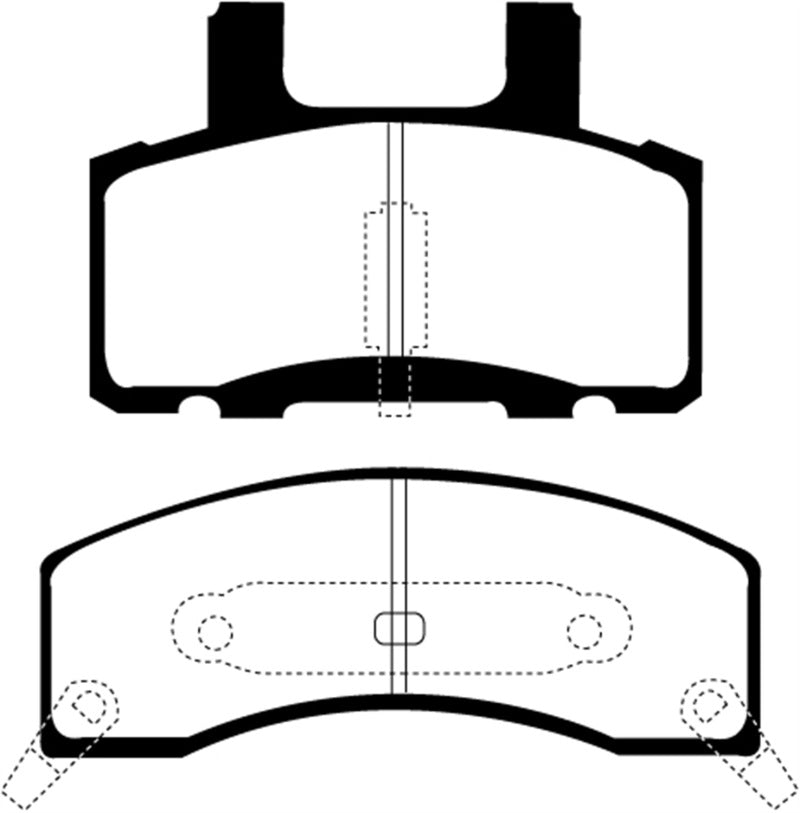 EBC 90-93 Chevrolet C20 8600 LB Ultimax2 Front Brake Pads