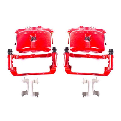 Power Stop 03-06 Cadillac Escalade Rear Red Calipers w/Brackets - Pair