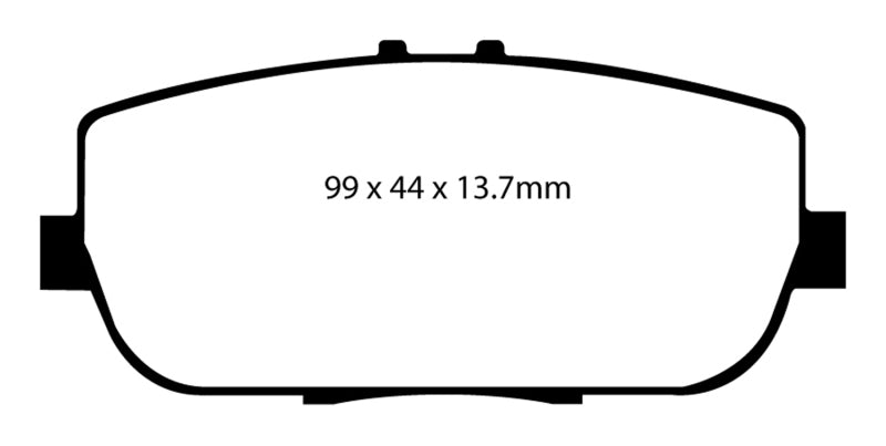 EBC 06-15 Mazda Miata MX5 2.0 Ultimax2 Rear Brake Pads