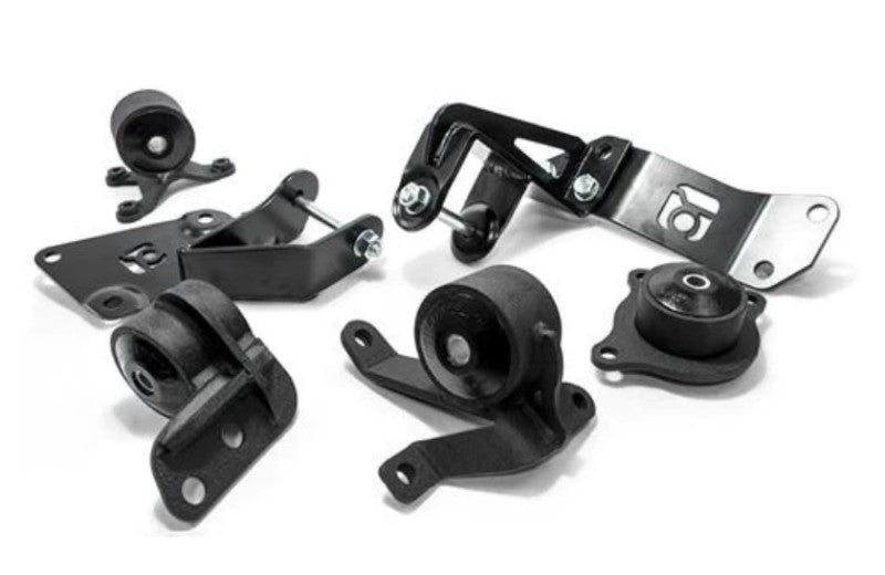 Innovative 01-05 Civic K-Series Black Steel Mounts 60A Bushings (Not K24 Trans)