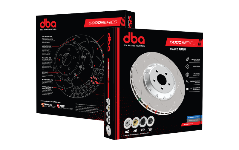 DBA 24-26 Ford Mustang Dark Horse (390mm Front Rotor) Front Slotted 5000 Series Ring