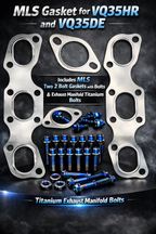 SPDZ1 VQ Header Installation Kit – MLS Gaskets & Titanium Hardware | 350Z, 370Z, G35, G37, Q50, Q60