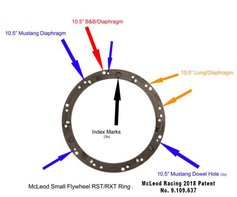 McLeod Racing RST HD Twin - For Small Diameter Flywheel - Black Ring - 1 x 23 Spline