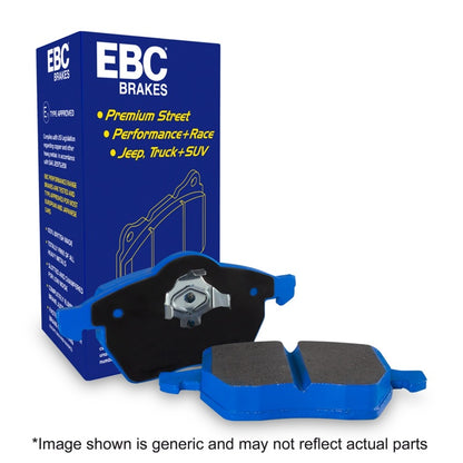 EBC 12-13 Porsche Panamera (Cast Iron only) 3.0 SC Hybrid Bluestuff Rear Brake Pads