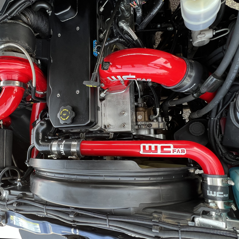 Wehrli 03-09 Dodge 5.9L/6.7L Cummins (Non-Twin CP3) Upper Coolant Pipe - Brizzle Blue