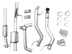 AWE Tuning 2021+ Ford F150 Tremor w/ Bumper Cutouts 0FG Resonated Cat-Back w/ Chrome Silver Tips