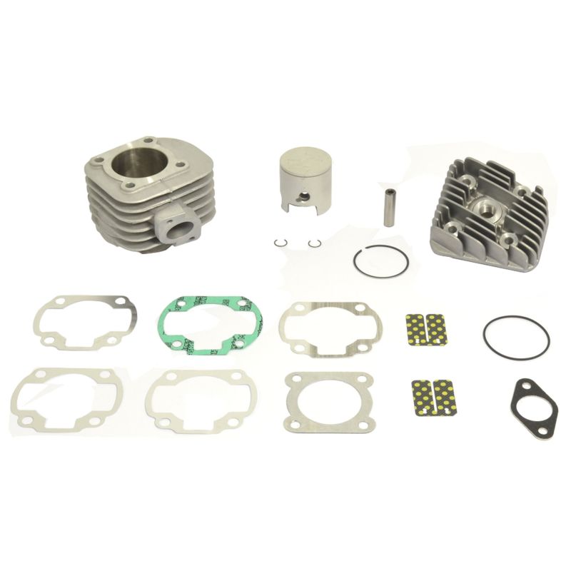 Athena Aprilia SR WWW 50 47.6mm Bore 70cc 12mm Pin Bore Flat Head Piston Big Bore Cyl Kit w/Head