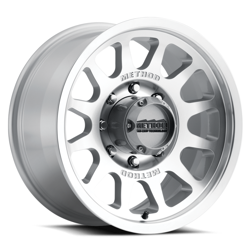 Method MR703 Bead Grip 18x9 12mm Offset 8x180 130.81mm CB - Machined Clear Coat
