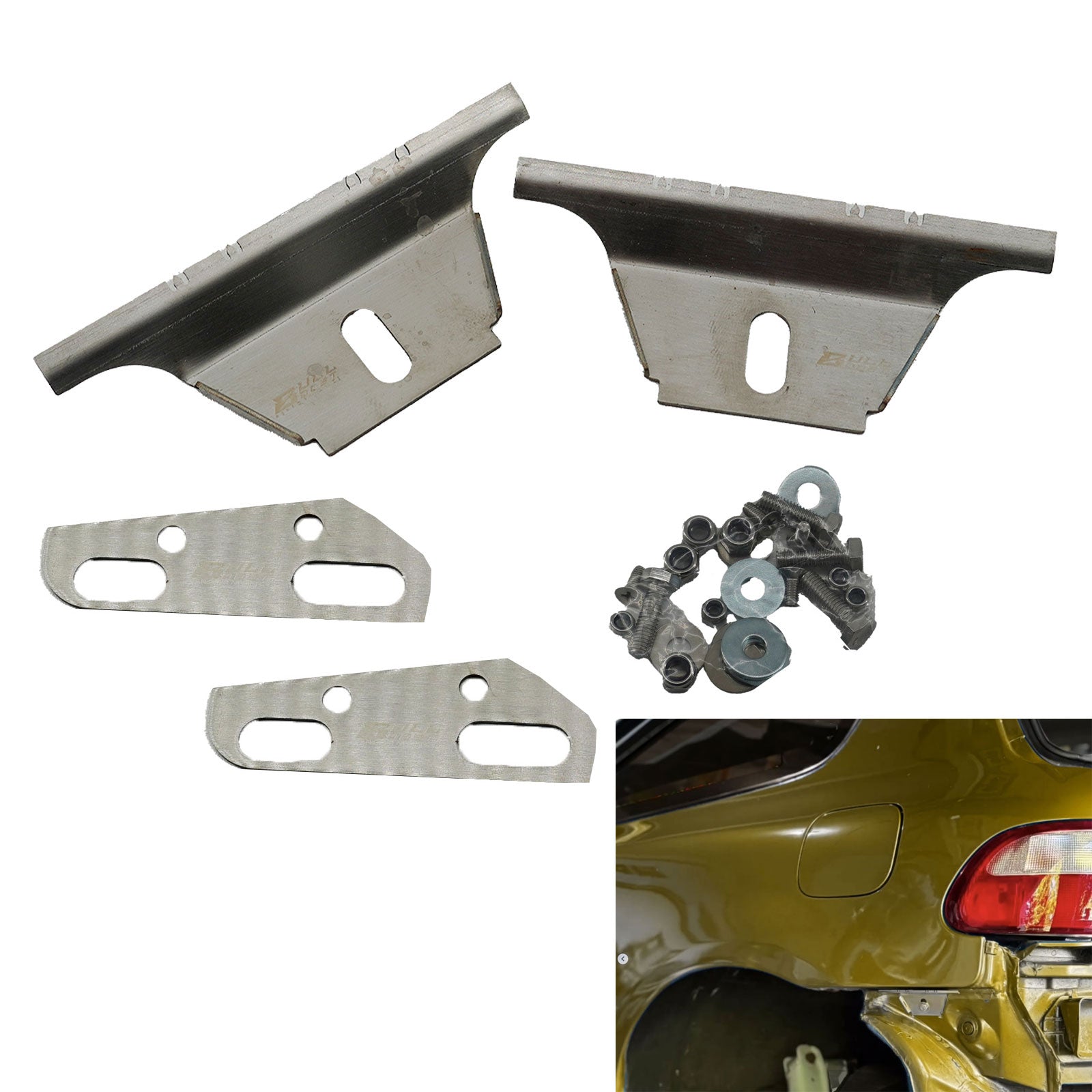 Front & Rear Bumper Lifts For Honda Civic EG Hatchback With Hardware US Hatch - Bull Boost Performance