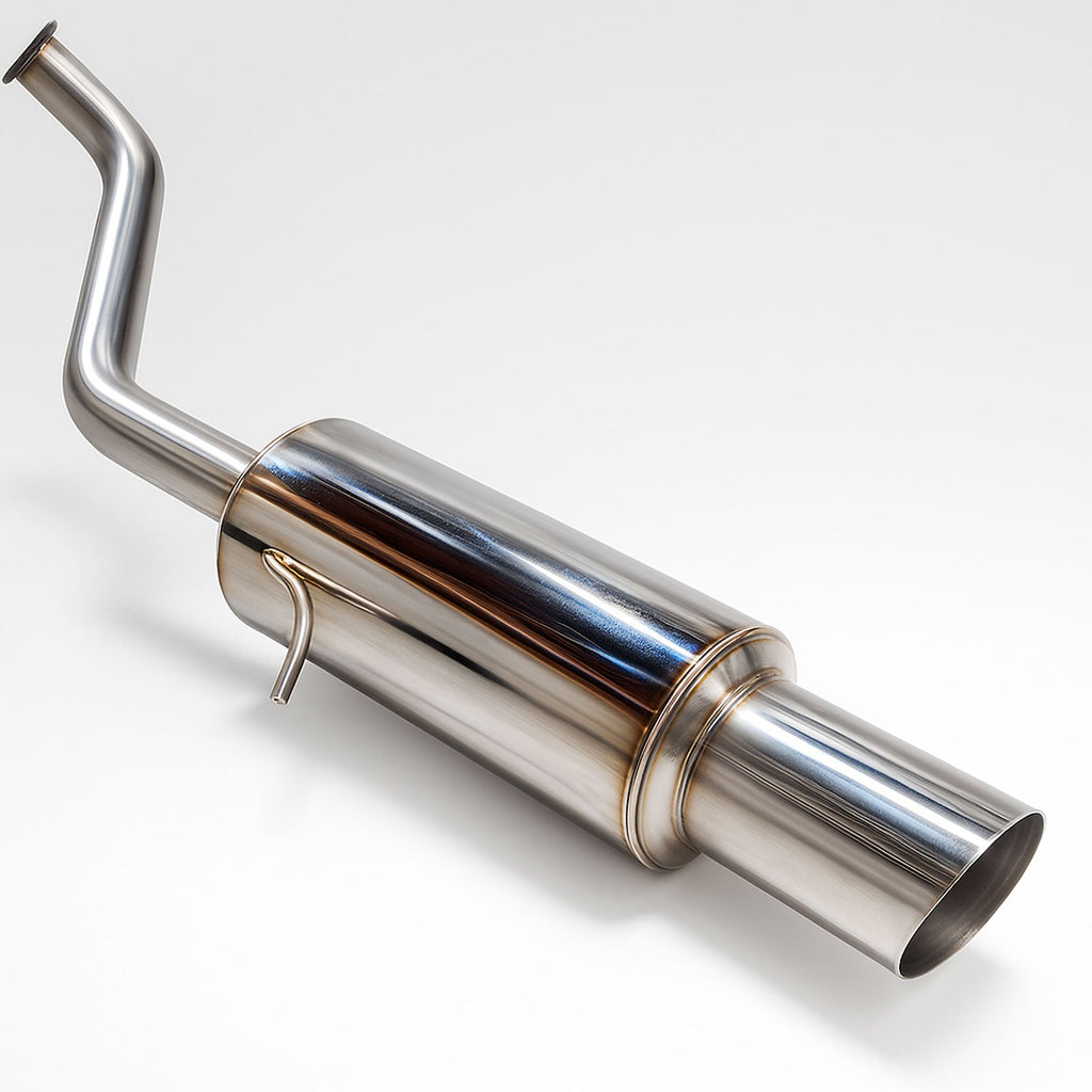 2.5” Stainless Steel Catback Exhaust Muffler System For Honda CRX 88-91 304ss - Bull Boost Performance