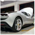 Dry Carbon Fiber Side Skirts for Ferrari 296 GTB by Stratec Systems