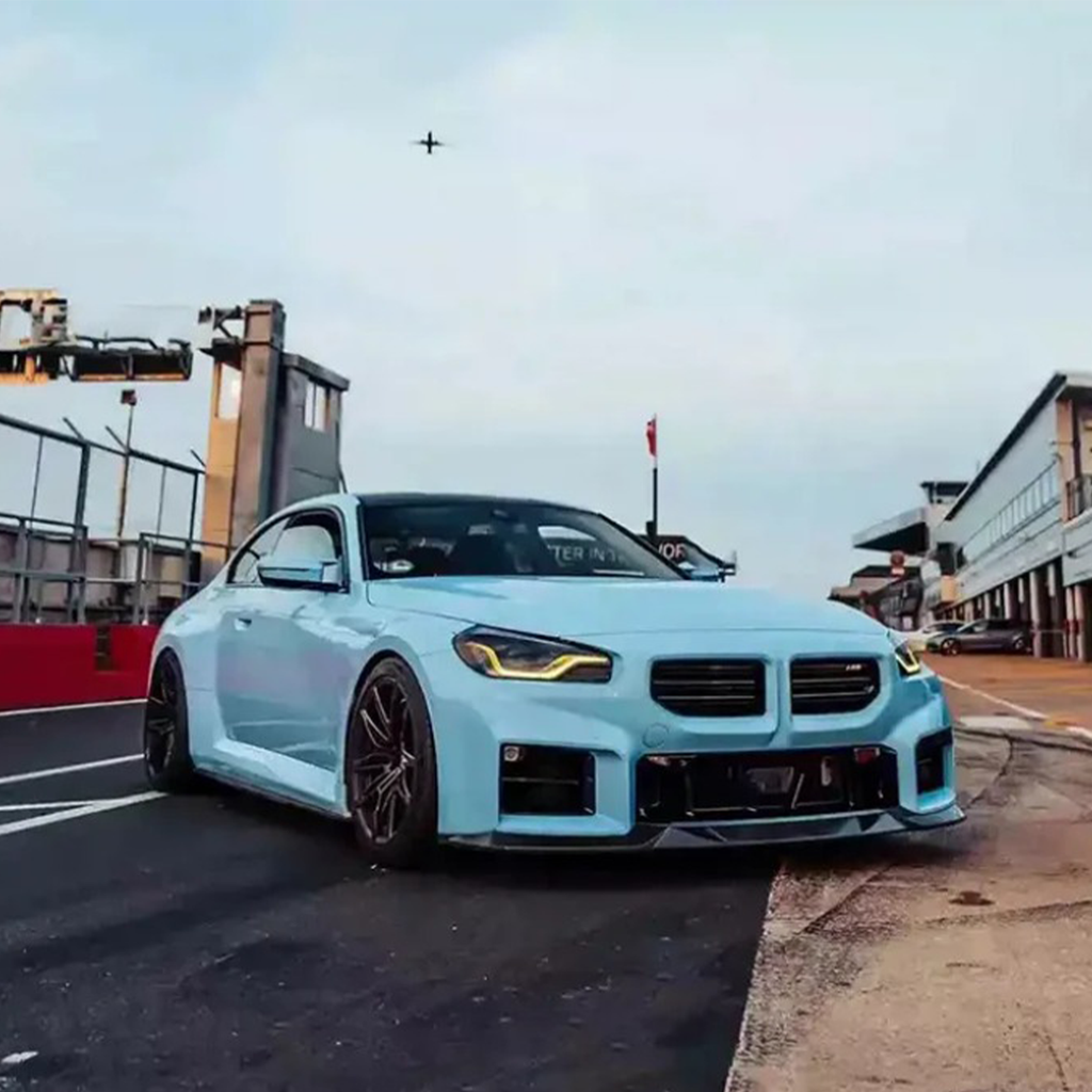Carbon Fiber Front Splitter Lip for BMW G87 M2 - Bull Boost Performance