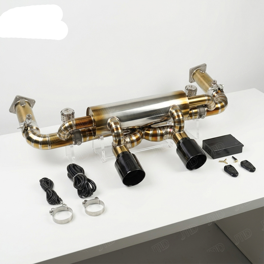 Titanium Alloy Performance Exhaust System for Porsche 911 Carrera GTS 991.2 by Stratec Systems