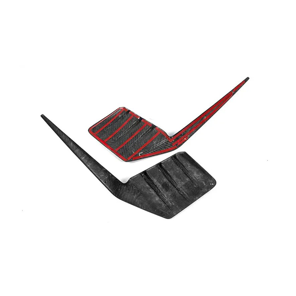 Carbon Fiber M Performance Style Rear Bumper Insert Trim Set for BMW G87 M2 - Bull Boost Performance