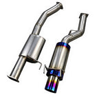 Titanium Catback 89mm Single Exit Exhaust System for Nissan Skyline GTR R32 RB26DETT by Stratec Systems