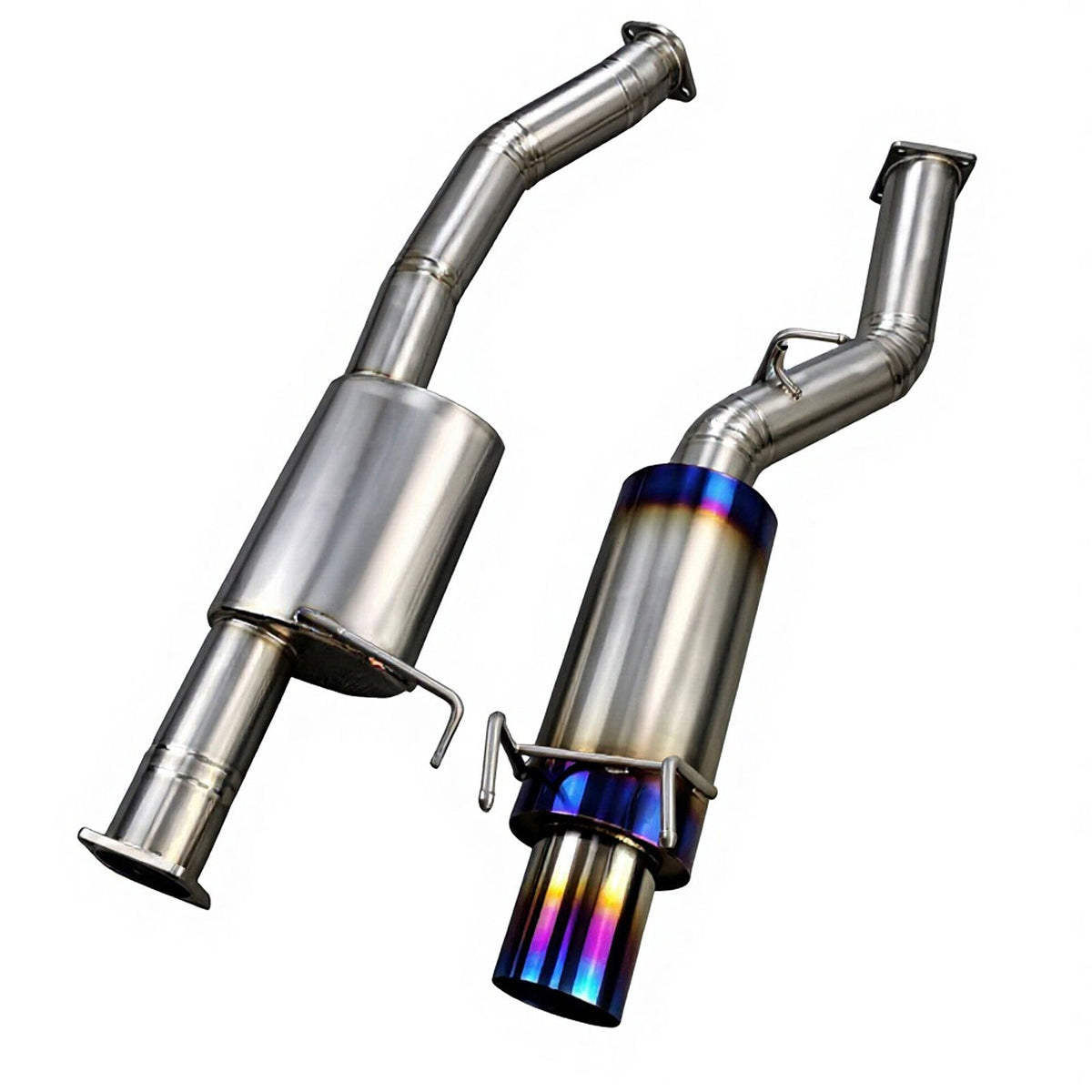 Titanium Catback 89mm Single Exit Exhaust System for Nissan Skyline GTR R32 RB26DETT by Stratec Systems