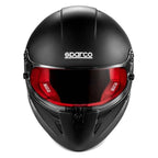SPARCO Stealth RF Helmet - Large - Matte Black/Red
