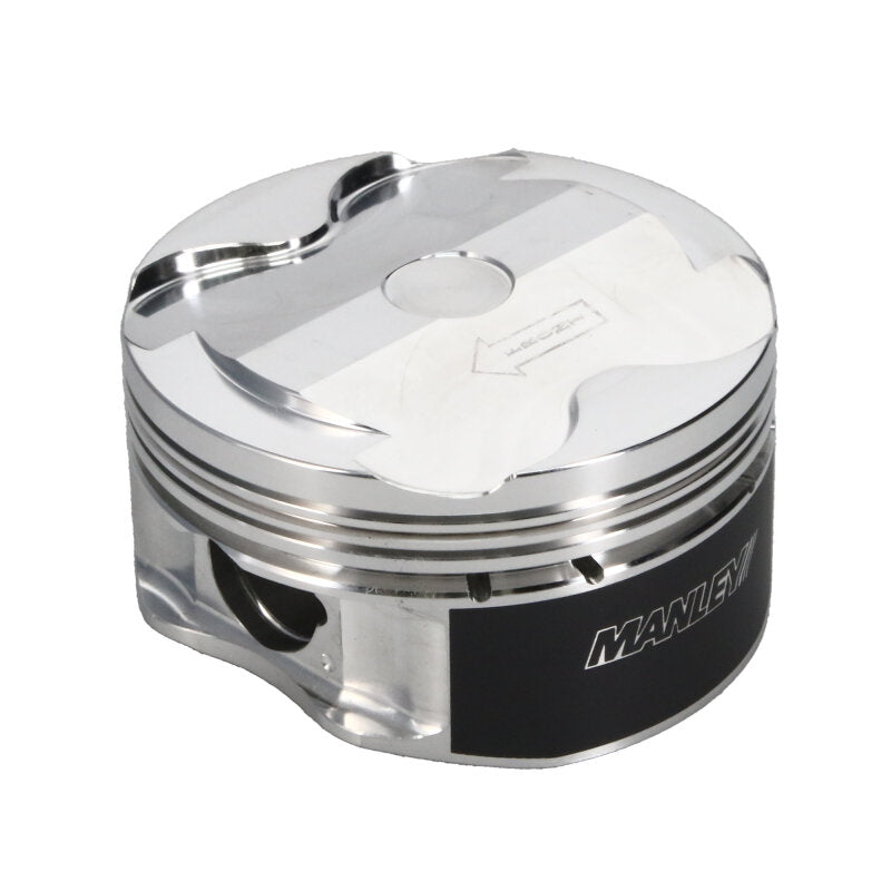 Manley 2018+ Ford Coyote 5.0L 6.75cc Dish 3.700in Bore 12:1 CR 22mm Pin Platinum Ext Duty Piston