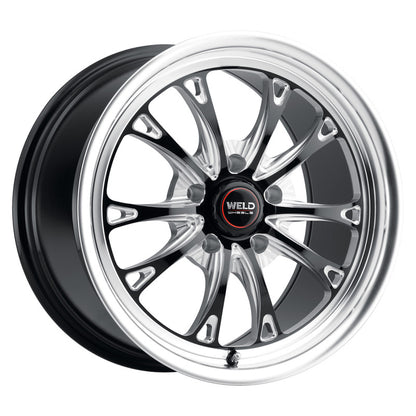 Weld S157 17X10 Belmont Drag 5X112 ET40 BS7.1 Gloss Black MIL Dia 78.1