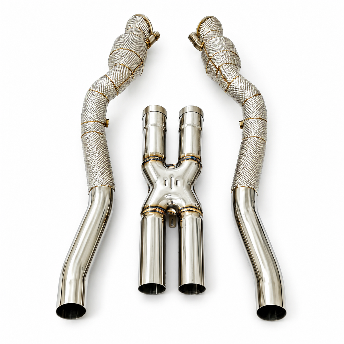 F1 Exhaust Down Pipes for Ferrari F12 812 Superfast Berlinetta TDF by Stratec Systems