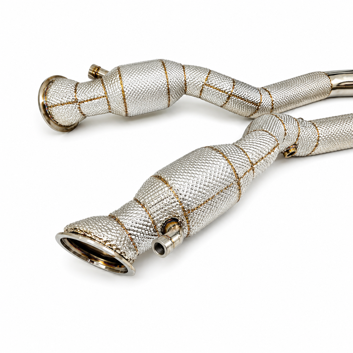 F1 Exhaust Down Pipes for Ferrari F12 812 Superfast Berlinetta TDF by Stratec Systems