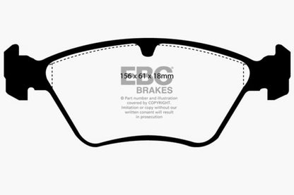 EBC 94-96 Saab 900 2.0 Turbo Ultimax2 Front Brake Pads