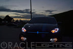 Oracle 13-16 Dodge Dart Surface Mount LED Projector Fog Light Halo Kit - Red