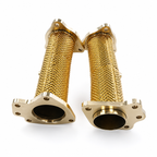 High Flow Catless Downpipes for Chevrolet Corvette C8 6.2L by Stratec Systems