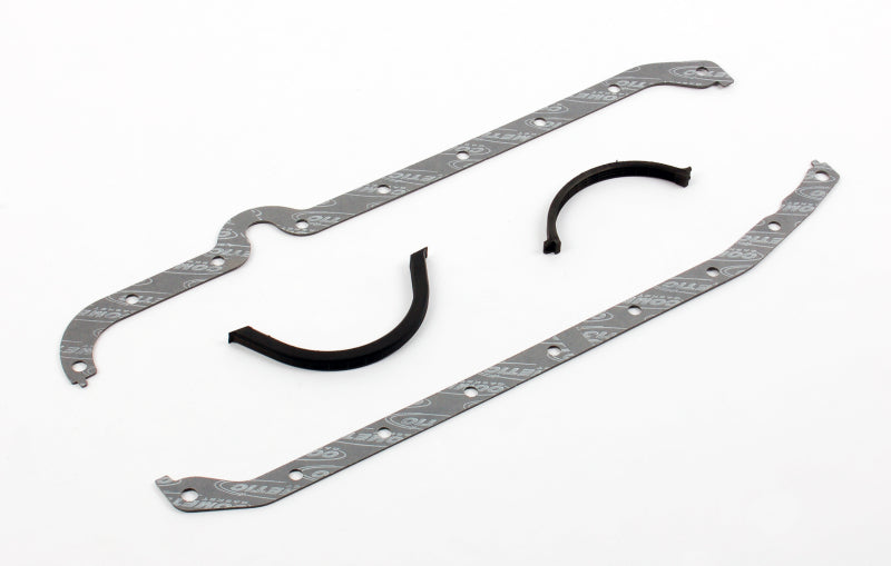 Cometic Chevy Gen1 Small Block V8 .094in Fiber Oil Pan Gskt Kit-Right Side Dipstick-Thick Front Seal