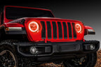 Oracle Jeep Wrangler JL/Gladiator JT LED Surface Mount Headlight Halo Kit - Amber