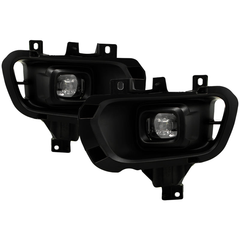 Spyder 19-23 Ford Ranger Full LED OEM Style Fog Lights w/ Switch - Clear (FL-FR19-LED-C)