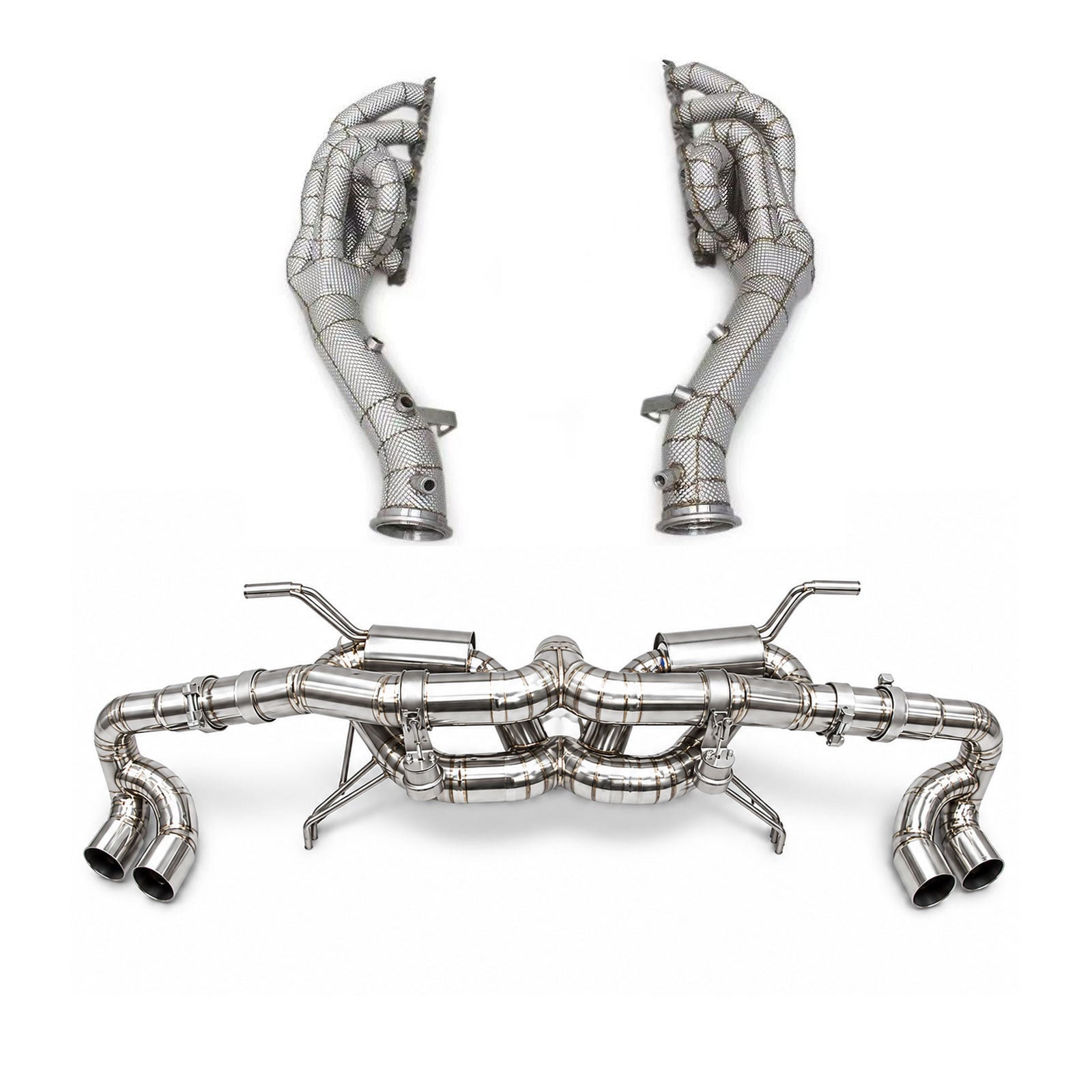 True F1 Exhaust System for Lamborghini Huracan LP580 LP610 5.2L 2014-24 by Stratec Systems