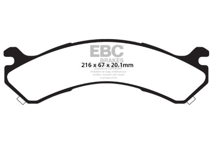 EBC 01-05 Chevrolet Silverado 3500 (2WD) Ultimax2 Rear Brake Pads