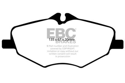 EBC 06-09 Mercedes-Benz E320 3.0 TD Ultimax2 Front Brake Pads