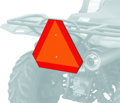 Quadoss ATV Safety Emblem - Orange